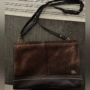 The Sak Metallic Brown Crossbody Bag
